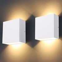 Hiasdfls - stücke Innenwandleuchte, 10 w Innen-LED-Wandleuchten, dekorative Wandleuchte 3000 k Warmweiß, moderne Wandleuchte, perfekt für von HIASDFLS