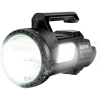 Hiasdfls - Taschenlampe, wiederaufladbare LED-LED-LED-Taschenlampe, 1200 Lumen-Taschenlampe, einstellbare Zoom-Dichtungskraft, geeignet für Camping, von HIASDFLS