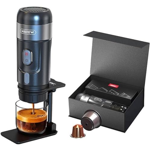 HIBREW Tragbare 3-in-1 Kaffeemaschine mit Etui 80W H4A-Premium von HIBREW