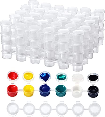 24 Streifen 2 Ml Leere Farbstreifen Farbbecher TöPfe Klare LagerbehäLter Malerei Kunsthandwerk ZubehöR 144 TöPfe Insgesamt 24 Streifen 2 Ml Leere Farbstreifen Farbbecher TöPfe Klare LagerbehäLter Malerei Kunsthandwerk ZubehöR 144 TöPfe Insgesamt von HICCYRODLY