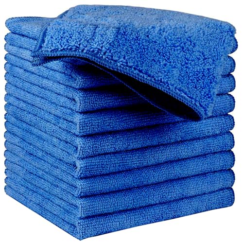 HIDMD Mikrofasertücher Geschirrtücher Haushalts handtücher Super saugfähig Mikrofaser Reinigungstücher Geschirrtücher Mehrzweck 30cm x 30cm 10 Stück Blau HIDMD Mikrofasertücher Geschirrtücher Haushalts handtücher Super saugfähig Mikrofaser Reinigungstücher Geschirrtücher Mehrzweck 30cm x 30cm 10 Stück Blau von HIDMD
