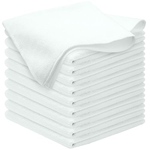 HIDMD Mikrofasertücher Geschirrtücher Haushalts handtücher Super saugfähig Mikrofaser Reinigungstücher Geschirrtücher Mehrzweck 30cm x 30cm 10 Stück Weiß HIDMD Mikrofasertücher Geschirrtücher Haushalts handtücher Super saugfähig Mikrofaser Reinigungstücher Geschirrtücher Mehrzweck 30cm x 30cm 10 Stück Weiß von HIDMD