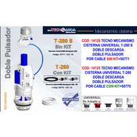 Tecno Low Tank Entlader T280s Doppeltes Entlade-Sinkit-Kabel von HIDROTECNOAGUA