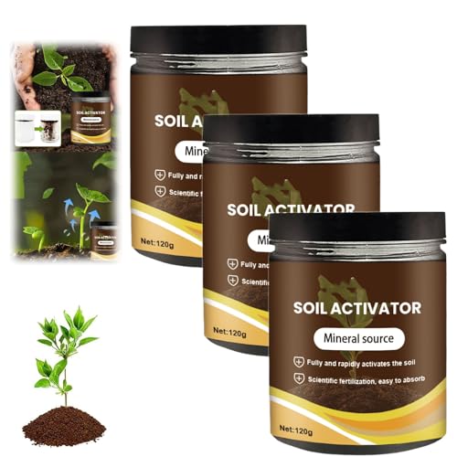 HIDRUO Soil Pro Activator, Soil Activator for Plants, Soils Activatorfor Vegetables, Soils Nutrition Boost for Plant Growth, Nutrient for Indoor,Outdoor Plants (3 pcs) von HIDRUO