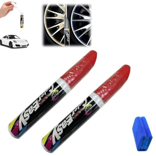 HIDRUO Stylopro Car Scratch Pen, Magic Pen for Car Scratches, Auto Paint Scratch Remover Pens, Cars Paint Scratch Repair, Quick Fix Vehicles Touch up Paints, The Magic Pens All Cars (Red) von HIDRUO