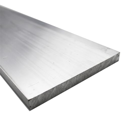 Aluminium Flachstange Platte, 6061 Aluminiumlegierungs-Blechplatten-Stangenblöcke zur Bearbeitung von 25 mm x (60-85) mm x (100-300) mm(25x65x100mm 1pc) von HIFRQVVC
