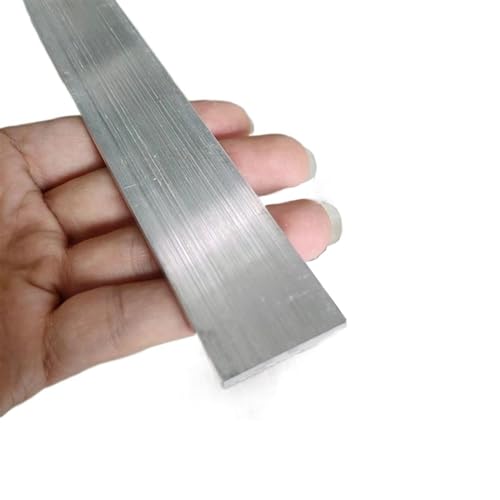 Aluminium Flachstange Platte, Aluminium 6061 Flache Bar Mehrere Größen Pack Von 2 DIY Modell Teile Auto Rahmen Bau(2x10x490mm 2pc) von HIFRQVVC