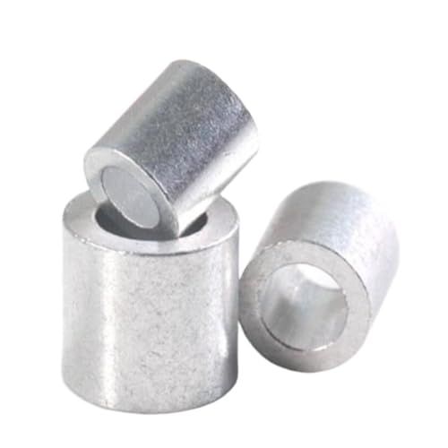 Aluminium-Hülsenklemmen, Drahtseilklemmen Edelstahl M0,5-M10 rund 5-100 Stück(50pcs m2.5 round) von HIFRQVVC