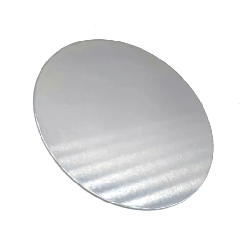 Aluminium Rundplatte, 6061 Aluminium Runde Blechplattenblöcke Packung mit 23 Mehrere Größen Dekorative Biegbare(50x25mm 1pc) von HIFRQVVC
