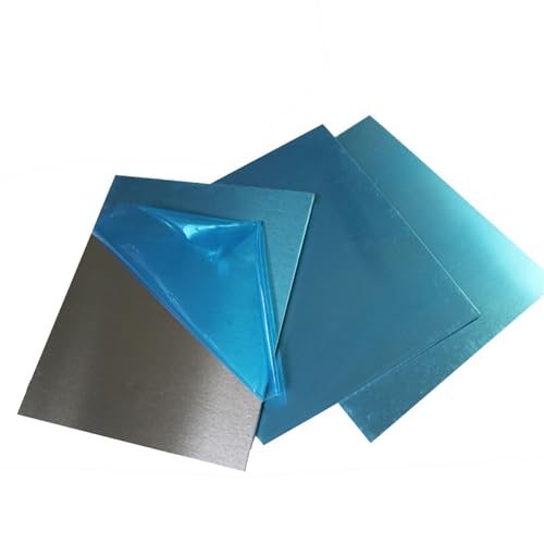 Aluminiumblech Blech, Aluminiumplatte 1060 Reines Aluminiumblech 10er-Packung Mehrere Größen(100 x 100 x 2mm) von HIFRQVVC