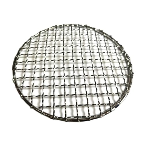 Barbecue Grill, Gusseisen Grillrost, Grids Grates Stainless Steel round BBQ net Grill Mesh Roast Nets Bacon Grill Tool Iron Nets barbecue accessories non-stick BBQ Mat Grid(Size:15cm) von HIFRQVVC