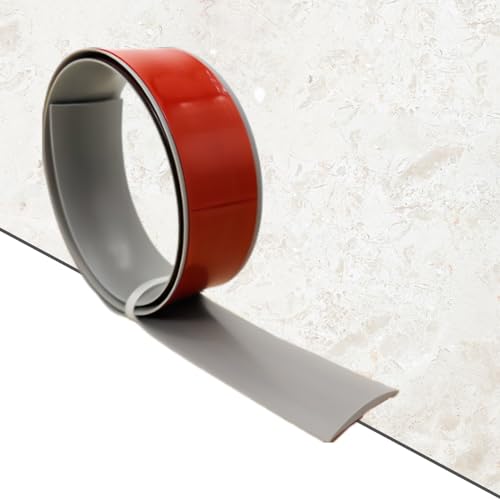 Bodenübergangsleiste, Selbstklebende Vinyl Boden Übergang Streifen Multicolor Mehrere Größen Tür Rand Trim(E,W-7.6cm(2.99")) von HIFRQVVC