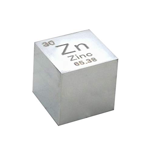 Dichtewürfel, Zinkmetall-Periodensystem-Elementwürfel 10 mm(Polished) von HIFRQVVC