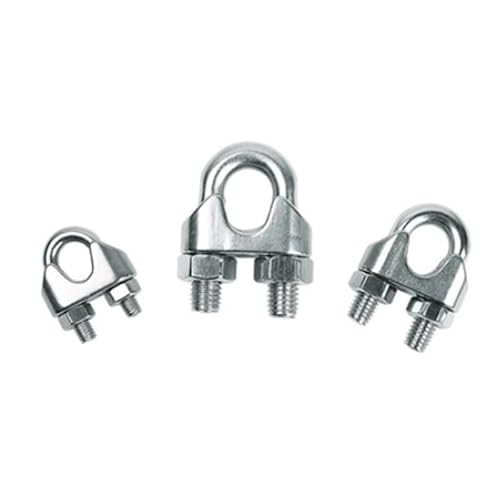 Drahtseilklemme Kabelklemme, U-Typ Drahtseilklemmen 304 Edelstahl Kabelklemmen Mehrere Größen(1pcs M14) von HIFRQVVC