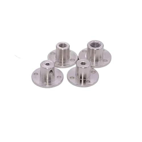 Flanschkupplungsverbinder, M3 M4 M5 M6 M8 Flanschkupplungsmutter for Motorwelle(M6) von HIFRQVVC
