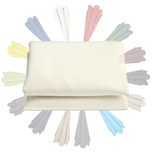 Garten-Sonnenschirmbezüge, Sonnenschirm-Ersatzdach 6/8 Rippen 200-350cm Mehrfarbig(White,6ribs-270cm(8.8ft)) von HIFRQVVC