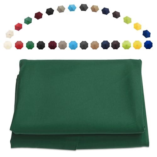 Garten-Sonnenschirmbezüge, Terrassenschirm, Gartenschirm, Ersatzdach, 200–350 cm, 6 oder 8 Rippen, Mehrfarbig(Green,8ribs-300cm(9.8ft)) von HIFRQVVC