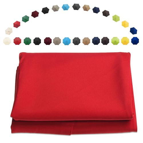 Garten-Sonnenschirmbezüge, Terrassenschirm, Gartenschirm, Ersatzdach, 200–350 cm, 6 oder 8 Rippen, Mehrfarbig(Red,8ribs-300cm(9.8ft)) von HIFRQVVC