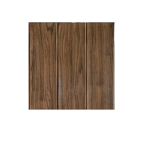 HIFRQVVC Abziehbare Wandfliesen Holz, DIY Peel and Stick 3D Wandfliesen 35 x 35 cm wasserdicht Multicolor Packung mit 5 oder 10(Spade Wood,5pcs 35X35cm) von HIFRQVVC