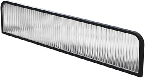 HIFRQVVC Restaurant-Trennwände Niedrige Zauntrennwände, Gestreifte Glas-Bildschirm-Partition Büro-Bildschirm Dekorative Partition Studie Wohnzimmer(Black,30x70cm) von HIFRQVVC