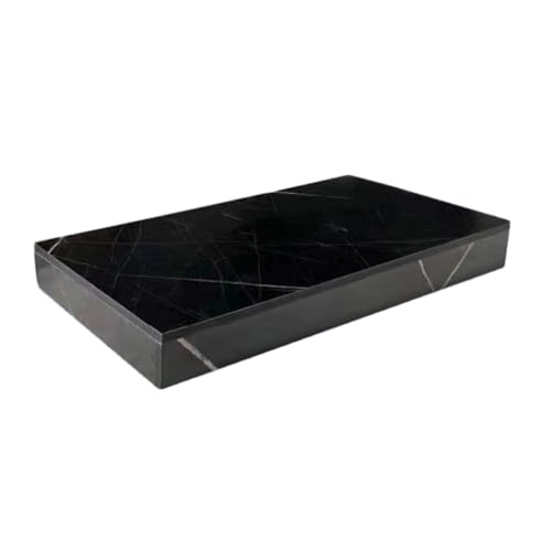 HIFRQVVC Sockel Ständer Sockel, Quadratische Podestständer, Sockelständer for Event-Dekor-Displays, Plattformbasis for Modelldisplays in Sand for Bekleidungsgeschäfte zu Hause(Black,30x30x10cm) von HIFRQVVC