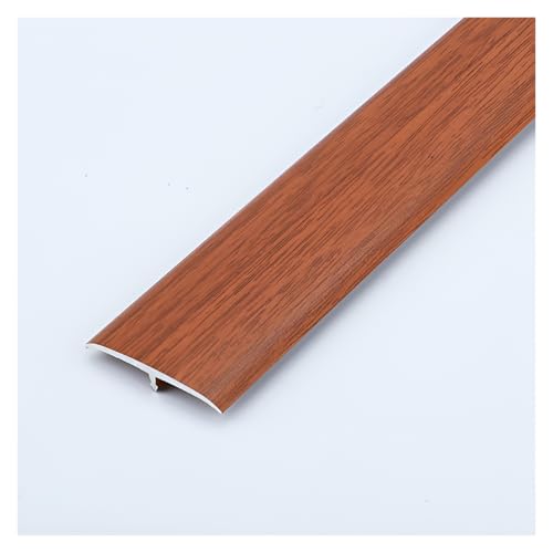HIFRQVVC T-Profil-Bodenübergangsleisten, Tür Teppich Fliesen Boden Aluminium T Formteil Übergangsleiste Selbstklebend 1,3 in x 90 cm (3 ft) Multicolor(Brown) von HIFRQVVC