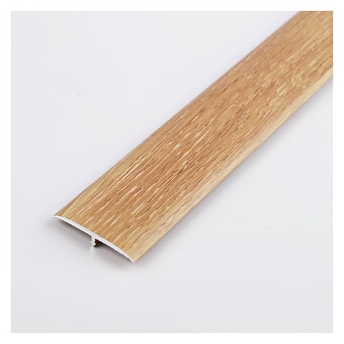 HIFRQVVC T-Profil-Bodenübergangsleisten, Tür Teppich Fliesen Boden Aluminium T Formteil Übergangsleiste Selbstklebend 1,3 in x 90 cm (3 ft) Multicolor(Natural) von HIFRQVVC