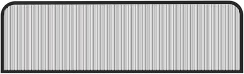 HIFRQVVC Trennwände für Essbereiche, Esszimmer Büro Desktop Sichtschutz Glas Trennwand Panel Gold und Schwarz 1-5 Stück(Black,4 Pieces) von HIFRQVVC