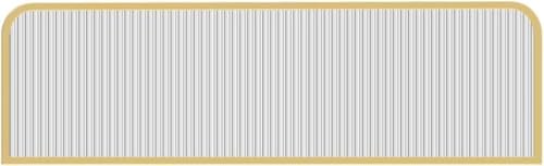 HIFRQVVC Trennwände für Essbereiche, Esszimmer Büro Desktop Sichtschutz Glas Trennwand Panel Gold und Schwarz 1-5 Stück(Gold,3 Pieces) von HIFRQVVC