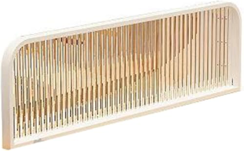 HIFRQVVC Trennwände für Essbereiche, Freistehender Sichtschutzteiler for Tischplatten, gehärtetes Milchglas, Eisenrahmen, Mehrfarbig, mehrere Größen(White,100x30cm) von HIFRQVVC