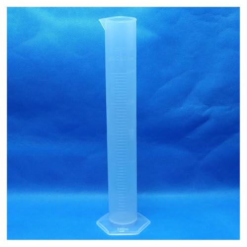 Labor Messgerät. 250 ml Kunststoff Messzylinder mit Graduierung 4er-Packung durchscheinend 300 x 42,07 mm von HIFRQVVC