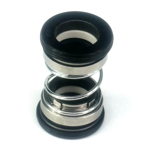 Mechanische Wasserpumpenwellendichtung, Modell 202/208 Keramik-/Kohlering NBR-Dichtung Doppelseitige Dichtung Gleitringdichtung Wellendichtung Wasserdichtung Tauchpumpe(14mm) von HIFRQVVC