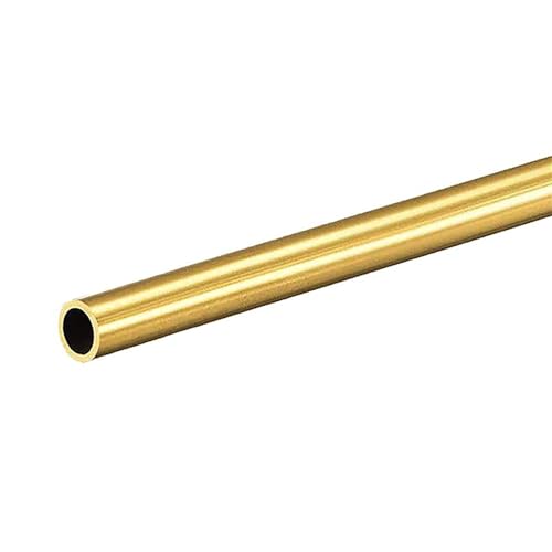 Messing-Rundrohr, H62 Messing-Kapillarrohr, 500 mm Länge, mehrere Außendurchmessergrößen(2x0.2x500mm) von HIFRQVVC