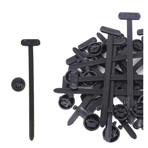 Plastikbänder, Selbstsicherndes Nylon-Kabelbinder-Clip-Set for Kfz-Befestigungen, Packung mit mehreren Größen(500set- (1000pcs)) von HIFRQVVC