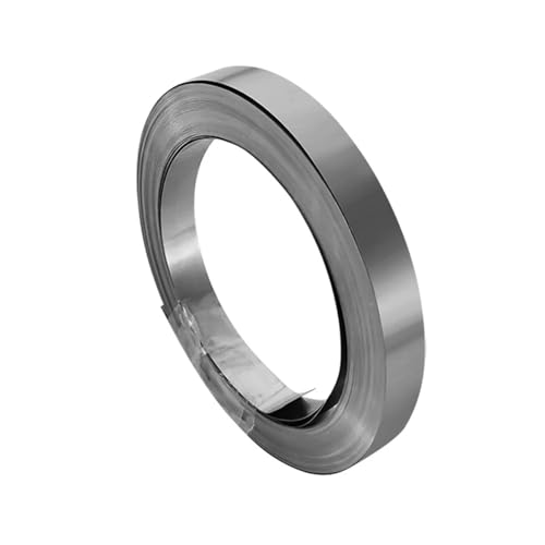 Reines Nickel-Metall, Nickelstreifen for Punktschweißen von Lithium-Ionen-Batterien, vernickelter Stahl, Silber, mehrere Größen(0.1mmx10mmx10m) von HIFRQVVC