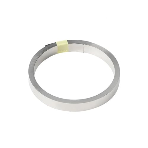 Reines Nickel-Metall, Packung mit 4 Streifen aus reinem Nickel for 18650 21700 Punktschweißen, galvanisches Silber, 0,1 x (4–8) mm(5m 0.1x8mm) von HIFRQVVC