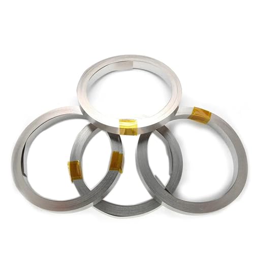Reines Nickel-Metall, Streifen aus reinem Nickel 99,5%, 10 m, Silber, mehrere Größen for 18650/21700, Punktschweißbeschichtung(10m Pure 0.1x5mm) von HIFRQVVC