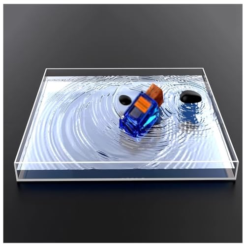 Serviertablett aus Acryl, Acryl Fotografie Flachwassertank Schießen Requisiten Aufbewahrungsbox Mehrere Größen(80x80x10cm) von HIFRQVVC