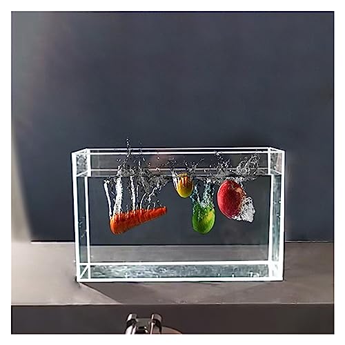 Serviertablett aus Acryl, Acryl klar Foto Shooting Wassertank Vitrine Aufbewahrungsbox Posing Requisiten 4 mm dick mehrere Größen(25x25x20cm(9.8x9.8x7.9in)) von HIFRQVVC