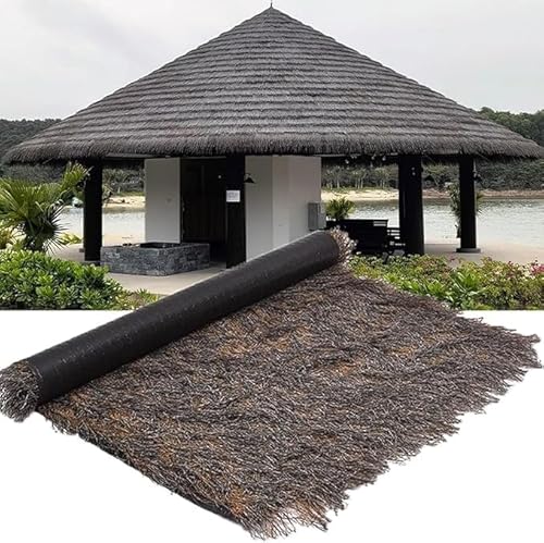 Synthetisches Strohdach, Künstliche Strohrolle, 1 Stück, 3,2 Fuß breit, mehrere Größen(1 * 8m(3.2 * 26.2ft)) von HIFRQVVC