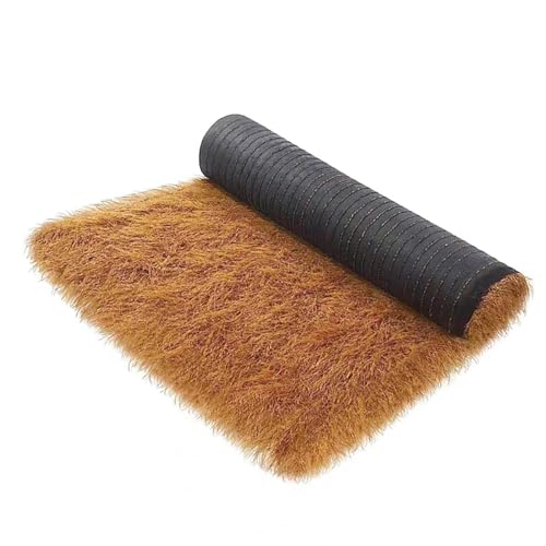 Synthetisches Strohdach, Synthetische Strohrolle, gelbes künstliches Stroh for Tiki-Bar-Dachgarten-Dekoration, mehrere Größen(1x5m) von HIFRQVVC