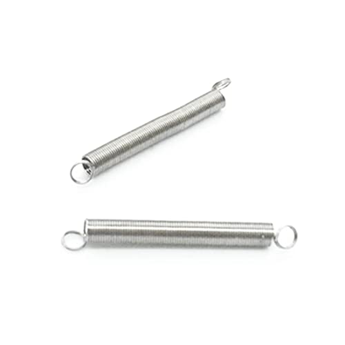 Werkzeugzubehör 10 stücke Edelstahl Zugfeder 0,2mm Drahtdurchmesser Wxtension Frühling mit Haken Mini Typ Großhandel Neu (Size : 0.25x2x25) von HIGGEL