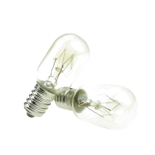 HIGGEL Werkzeugzubehör 2er-Pack E14-Sockel 220 V 20 W Mikrowellen-Glühlampe, Ersatzteile, kompatibel mit Mikrowellenherd-Zubehör von HIGGEL