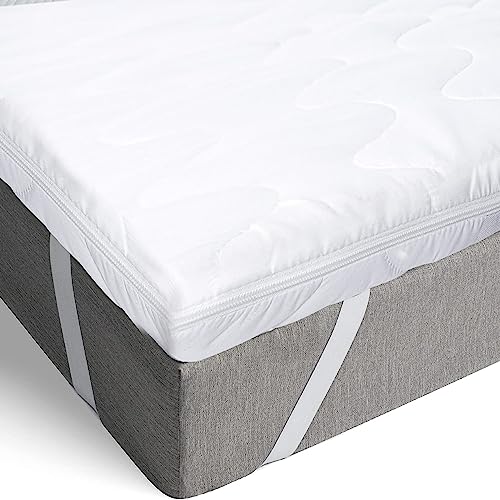 HIGH LIVING matratzentopper Memory Foam Topper 90x200cm für Betten, Schlafsofas, Boxspringbetten von HIGH LIVING