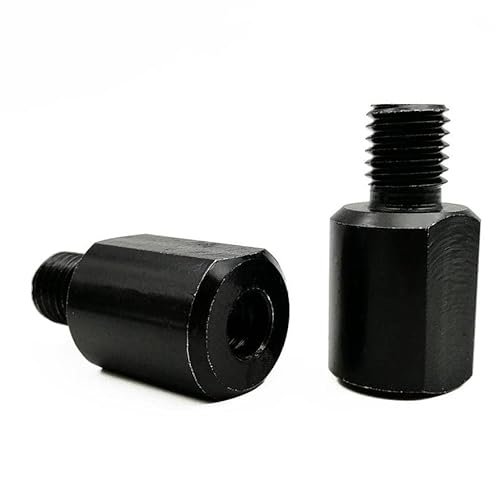 HIGHDRIL Adapter für Kernbohrer – 2 Stück M14 Außengewinde auf M10 Innengewinde, Kernbohrer Adapter – M14 Außengewinde auf M10 Innengewinde Schaft für Hammerbohrer von HIGHDRIL