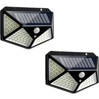 Solarlampen 100LED IP65 Wasserdicht Outdoor - 2er Pack von HIGHSAM