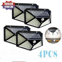 Solarlampen 100LED IP65 Wasserdicht Outdoor - 4er Pack von HIGHSAM