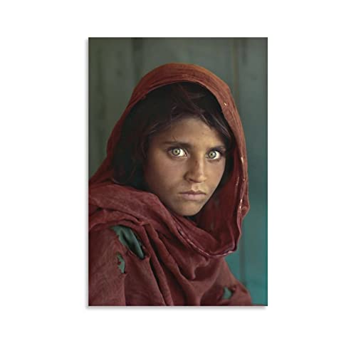 HIHIOI Afghanisches Mädchen hat grüne Augen, Poster, dekoratives Gemälde, Leinwand, Wandkunst, Wohnzimmer, Poster, Schlafzimmer, Gemälde, 60 x 90 cm HIHIOI Afghanisches Mädchen hat grüne Augen, Poster, dekoratives Gemälde, Leinwand, Wandkunst, Wohnzimmer, Poster, Schlafzimmer, Gemälde, 60 x 90 cm von HIHIOI