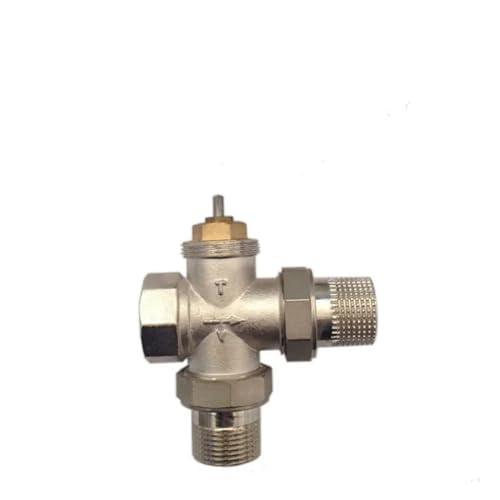 DN15 DN20 DN25 Messing Drei-Wege-Ventil Thermostat Heizkörper Ventil 1PCS(Size:DN15) von HIHSYEWYB