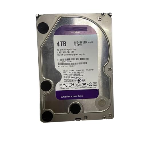 HIHSYEWYB 1 Stück WD40PURX 4T for 3,5-Zoll-Festplatte Desktop Enterprise Server 5400 U/min SATA HDD von HIHSYEWYB